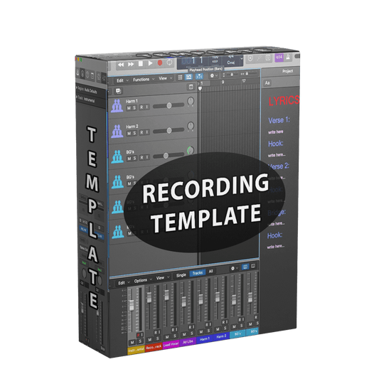 Recording template for logic pro x FL Studio Product Art